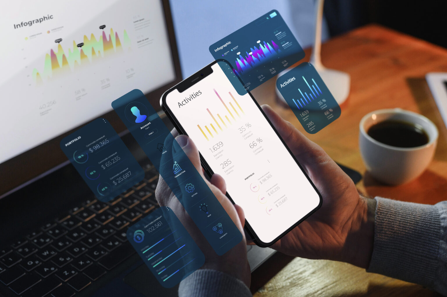 A smartphone screen showing a loan approval, digital wallet, or funding dashboard—symbolizing quick, tech-driven lending.